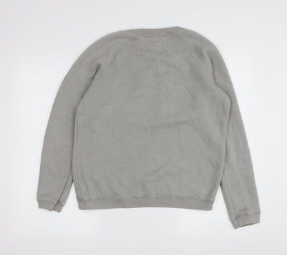 Womens UK Size 12 Jack Wills Grey Pullover Sweatshirt
