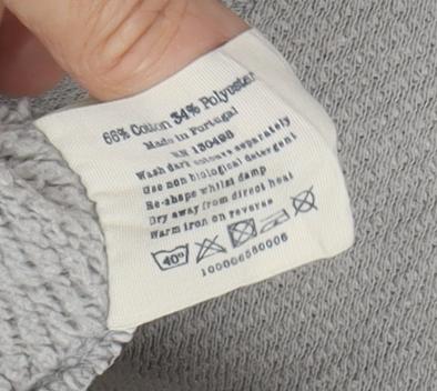 Womens UK Size 12 Jack Wills Grey Pullover Sweatshirt