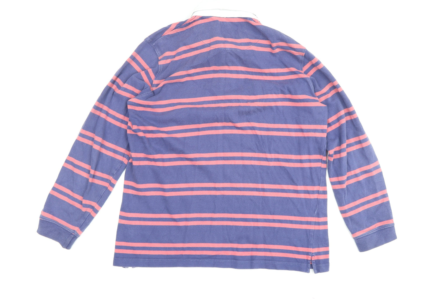 Cotton Traders Men's Multicoloured Striped Polo, M