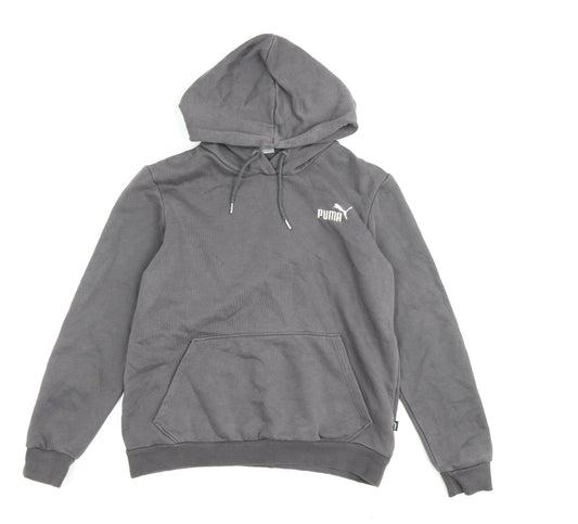 Puma Unisex Grey Pullover Hoodie M