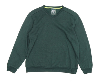 Mens UK Size XL Quechua Green Pullover Sweatshirt
