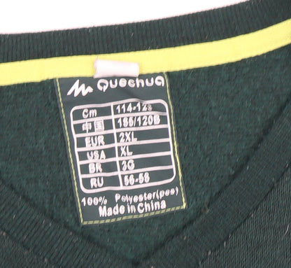 Mens UK Size XL Quechua Green Pullover Sweatshirt