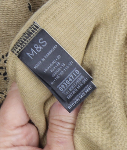 Womens UK Size 20 Marks and Spencer Brown Pullover Sweatshirt