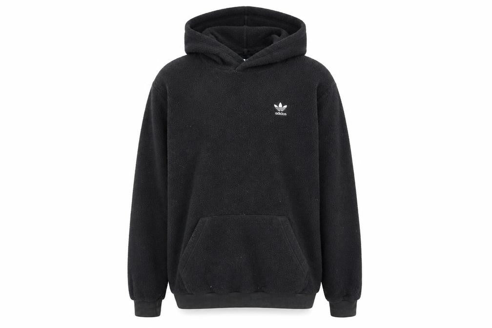 Mens UK Size M adidas Black Pullover Hoodie