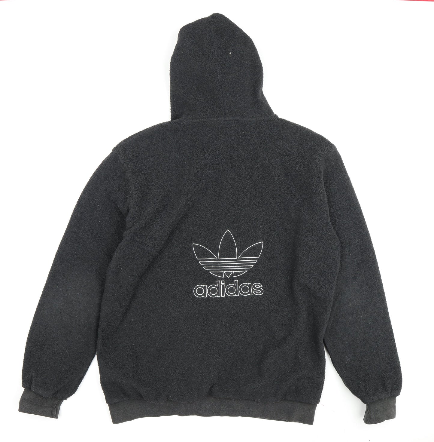 adidas Men's Black Pullover Hoodie Size M