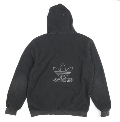 adidas Men's Black Pullover Hoodie Size M