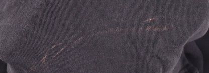Brand and care label for Olympus unisex black medium pullover sweatshirt
