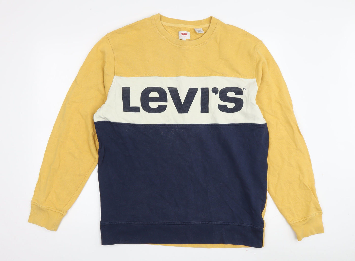 Mens UK Size M Levi's Multicoloured Pullover Sweatshirt