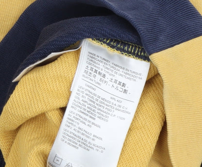 Mens UK Size M Levi's Multicoloured Pullover Sweatshirt