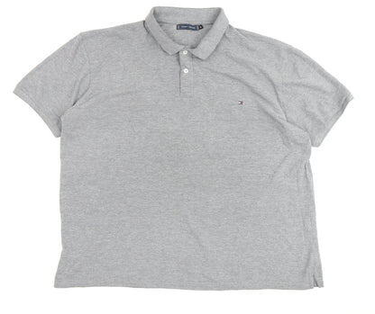 Tommy Hilfiger Men's Grey Polo Shirt Small