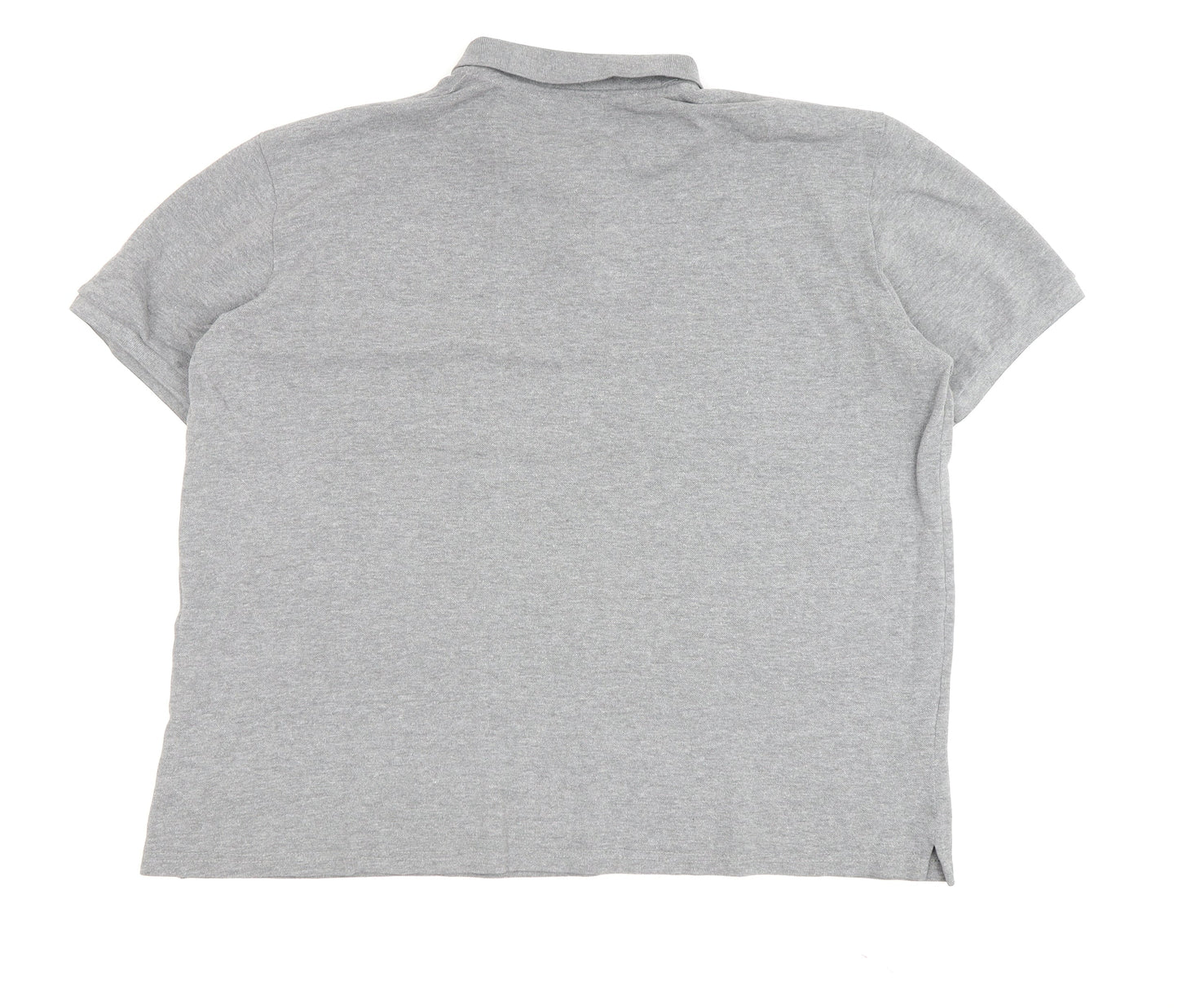 Tommy Hilfiger Men's Grey Polo Shirt Small