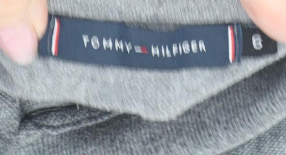 Tommy Hilfiger Men's Grey Polo Shirt Small