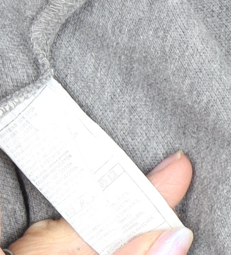 Tommy Hilfiger Men's Grey Polo Shirt Small