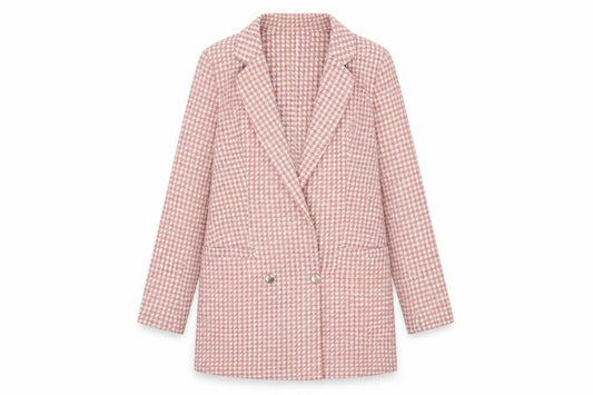 Womens UK Size 8 In the Style Pink Single-Breasted