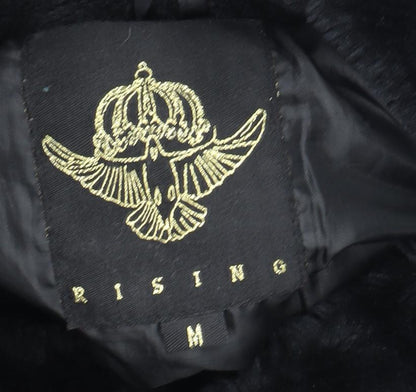 Womens UK Size M Rising Black Puffer Jacket