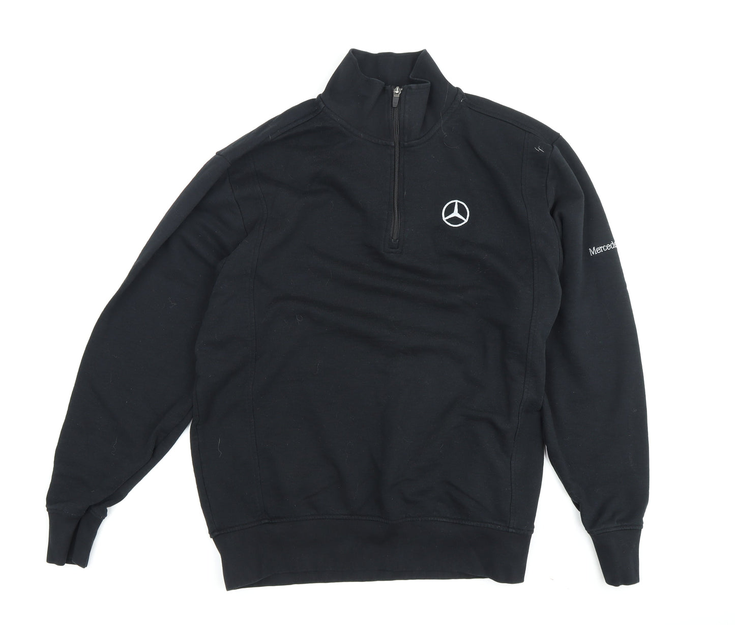 ID Identity Men's Black L 1/4 Zip Sweatshirt