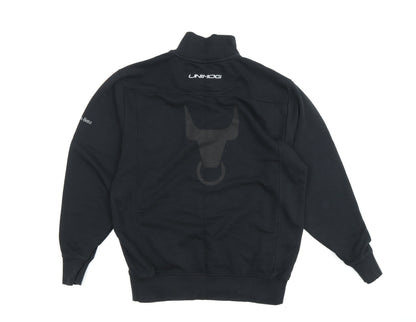 ID Identity Men's Black L 1/4 Zip Sweatshirt