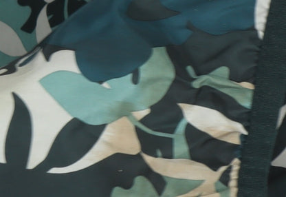 Zara Men's Multicoloured Camouflage Windbreaker Jacket M