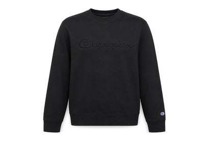 Mens UK Size M Champion Black Pullover Sweatshirt