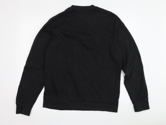 Mens UK Size M Champion Black Pullover Sweatshirt