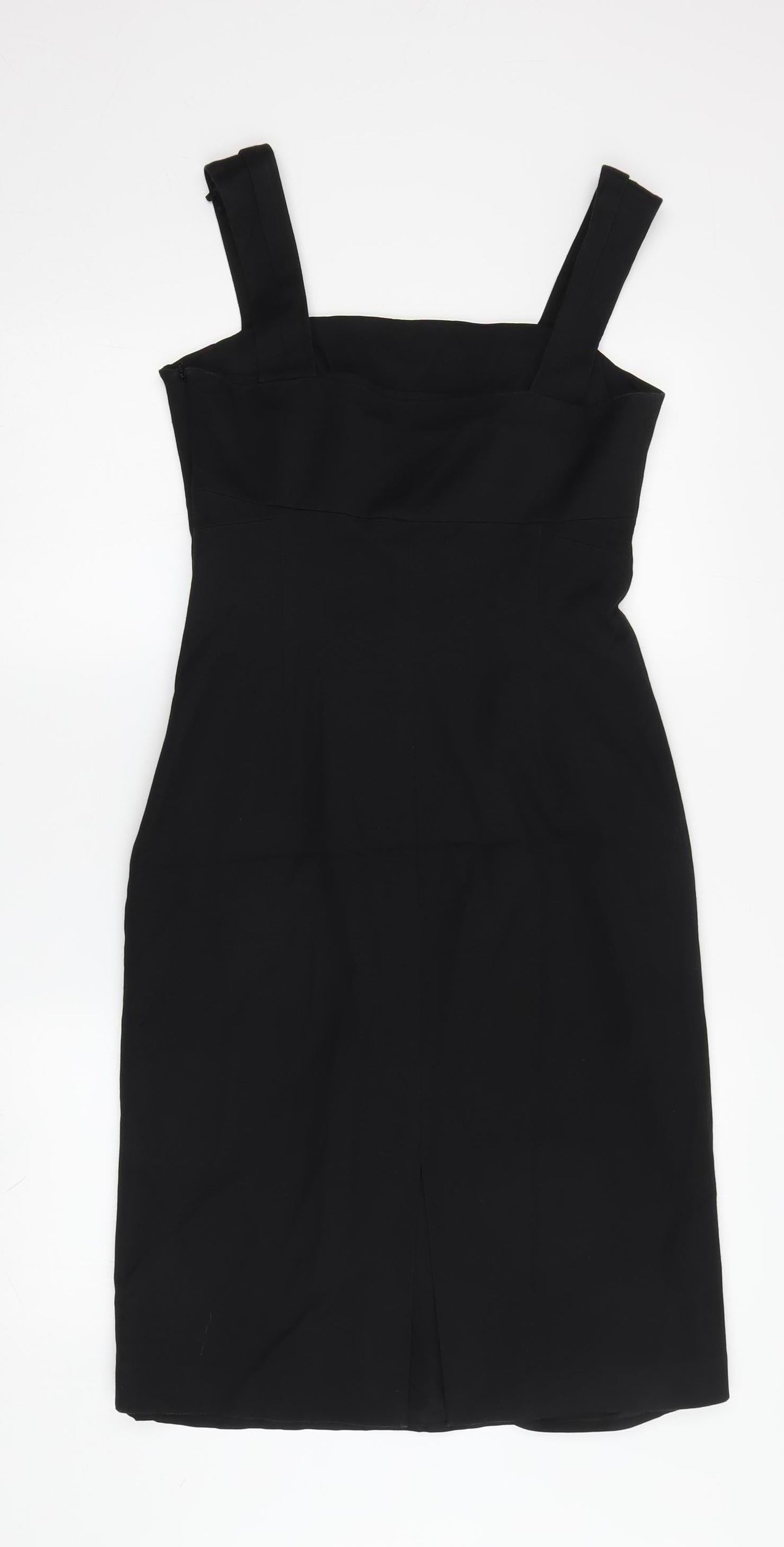 Coast Women's Black Sheath Dress Size 10 Stretch