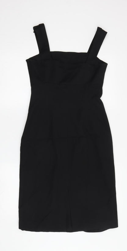 Coast Women's Black Sheath Dress Size 10 Stretch