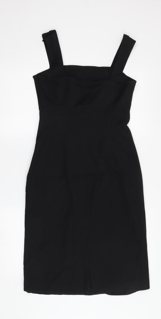 Coast Women's Black Sheath Dress Size 10 Stretch