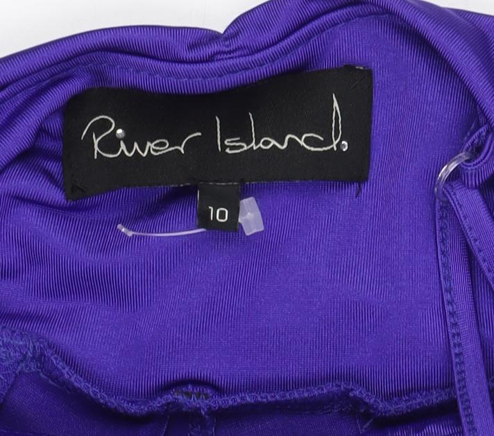 River Island Women's Purple Size 10 Slip Dress