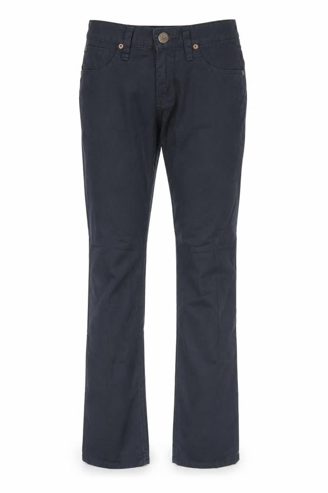 Womens UK Size 29 Lee Regular Fit Straight Black Trousers