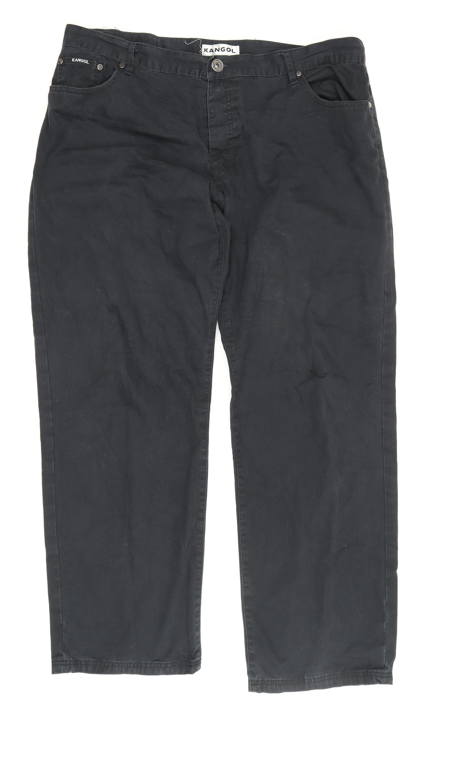 Kangol Men's Black Trousers Size 40X32
