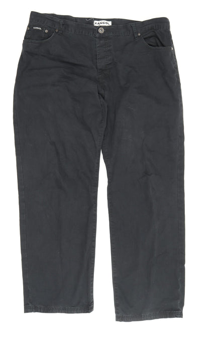 Kangol Men's Black Trousers Size 40X32