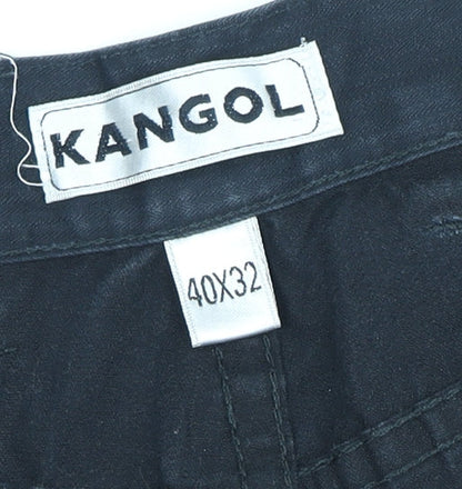 Kangol Men's Black Trousers Size 40X32