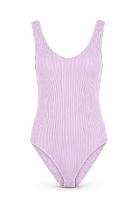 Womens UK Size 14 Stradivarius One-Piece Pink Bodysuit
