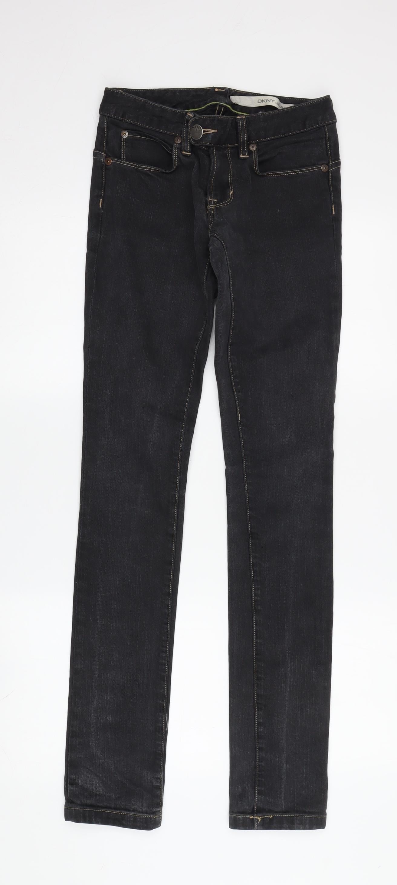 DKNY Women's Black Skinny Jeans, Size 25, Stylish & Comfortable