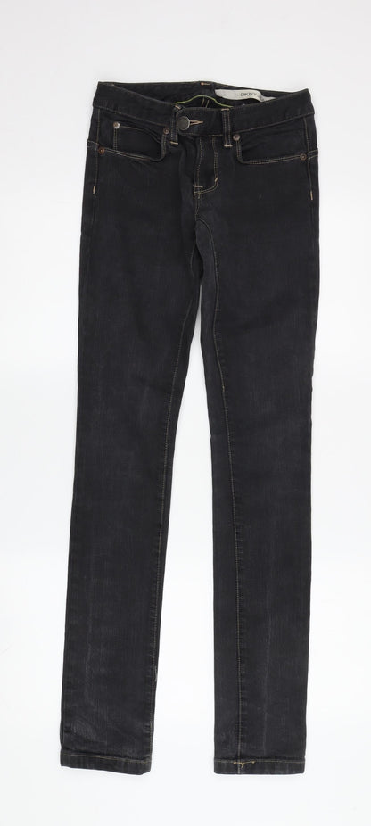 DKNY Women's Black Skinny Jeans, Size 25, Stylish & Comfortable