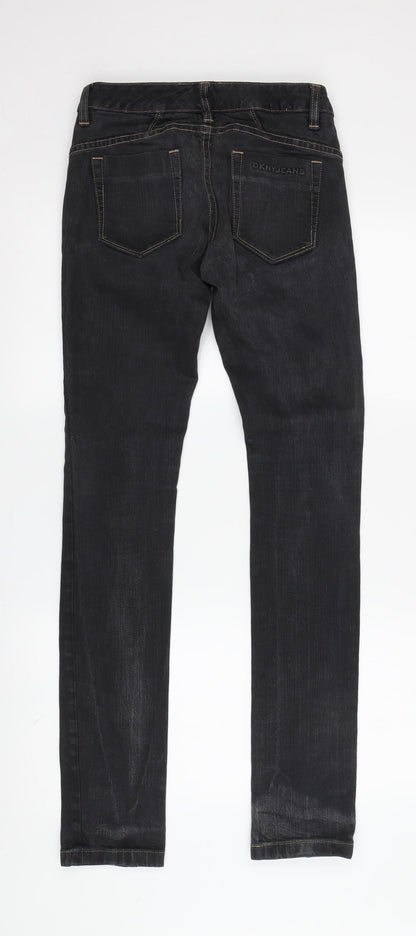 DKNY Women's Black Skinny Jeans, Size 25, Stylish & Comfortable