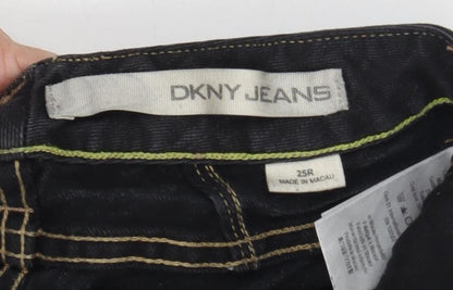 DKNY Women's Black Skinny Jeans, Size 25, Stylish & Comfortable