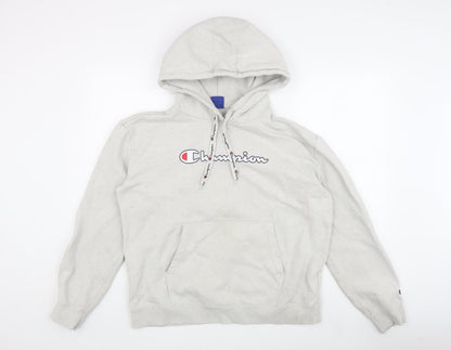 Mens UK Size XL Champion Grey Pullover Hoodie