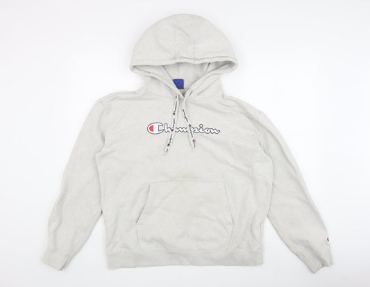 Mens UK Size XL Champion Grey Pullover Hoodie