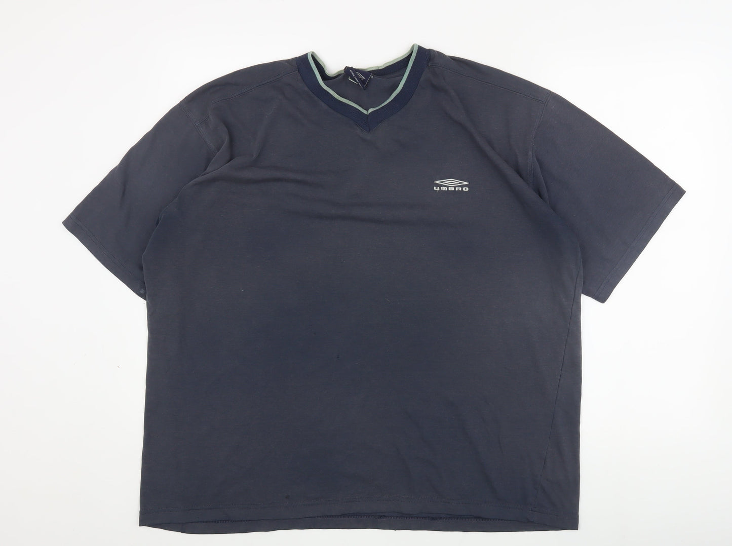 Umbro Men's XL Blue V-Neck T-Shirt