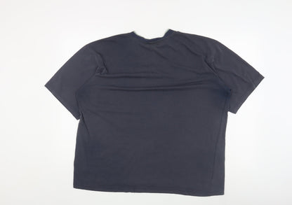 Umbro Men's XL Blue V-Neck T-Shirt