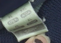 Umbro Men's XL Blue V-Neck T-Shirt