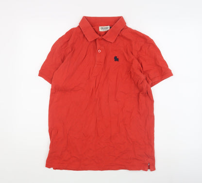 Jack & Jones Red Men's Polo Shirt L Size Casual