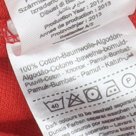 Jack & Jones Red Men's Polo Shirt L Size Casual