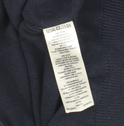 French Connection Men's Black Full Zip XL Jumper