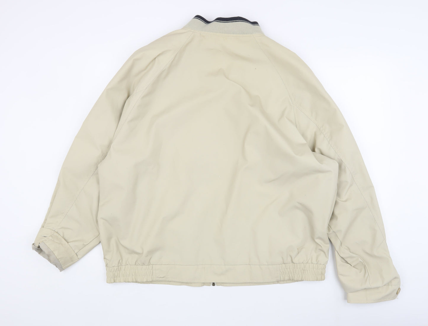 Mens UK Size XL BHS Beige Bomber Jacket