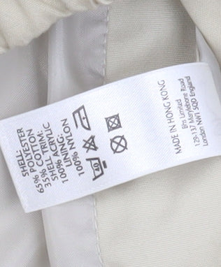 Mens UK Size XL BHS Beige Bomber Jacket