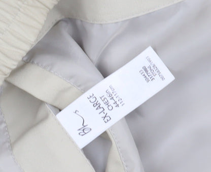 Mens UK Size XL BHS Beige Bomber Jacket