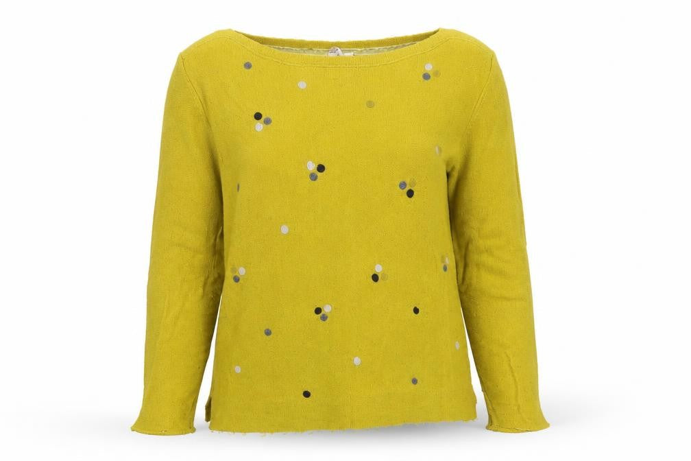 Womens UK Size 10 H&M Yellow Pullover Jumper