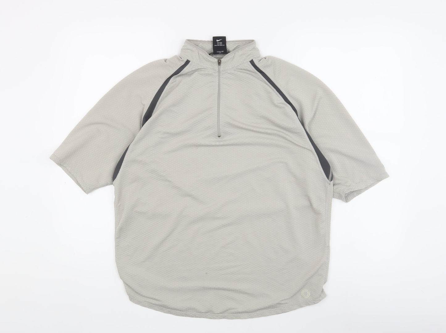 Nike Men's Beige Pullover Training Shirt M